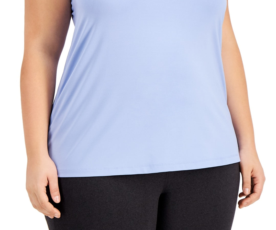 Ideologia Regata Plus Size Feminina com Alças Roxa Tamanho 2X