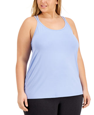 Ideologia Regata Plus Size Feminina com Alças Roxa Tamanho 2X