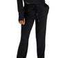Calça de moletom feminina ID Ideology Mushy Knit Preta Tamanho X-G