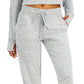 Calça de moletom feminina ID Ideology Mushy Knit, cinza, tamanho grande