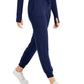 Calça de moletom feminina ID Ideology Mushy Knit, azul, tamanho médio