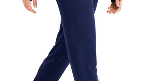 Calça de moletom feminina ID Ideology Mushy Knit, azul, tamanho XL