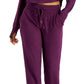 Calça de moletom feminina Id Ideology, roxa, tamanho XX-G