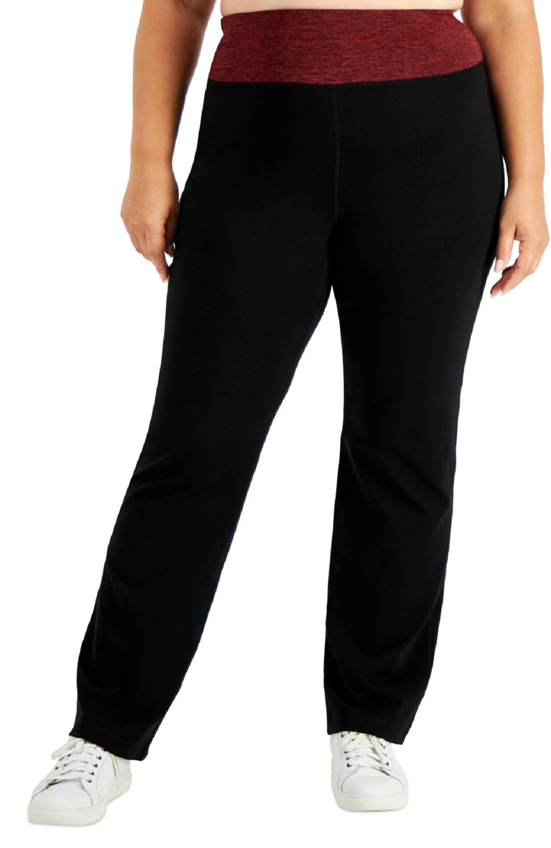 Calça de ioga ativa ID Ideology Flex Stretch feminina vermelha tamanho 3X