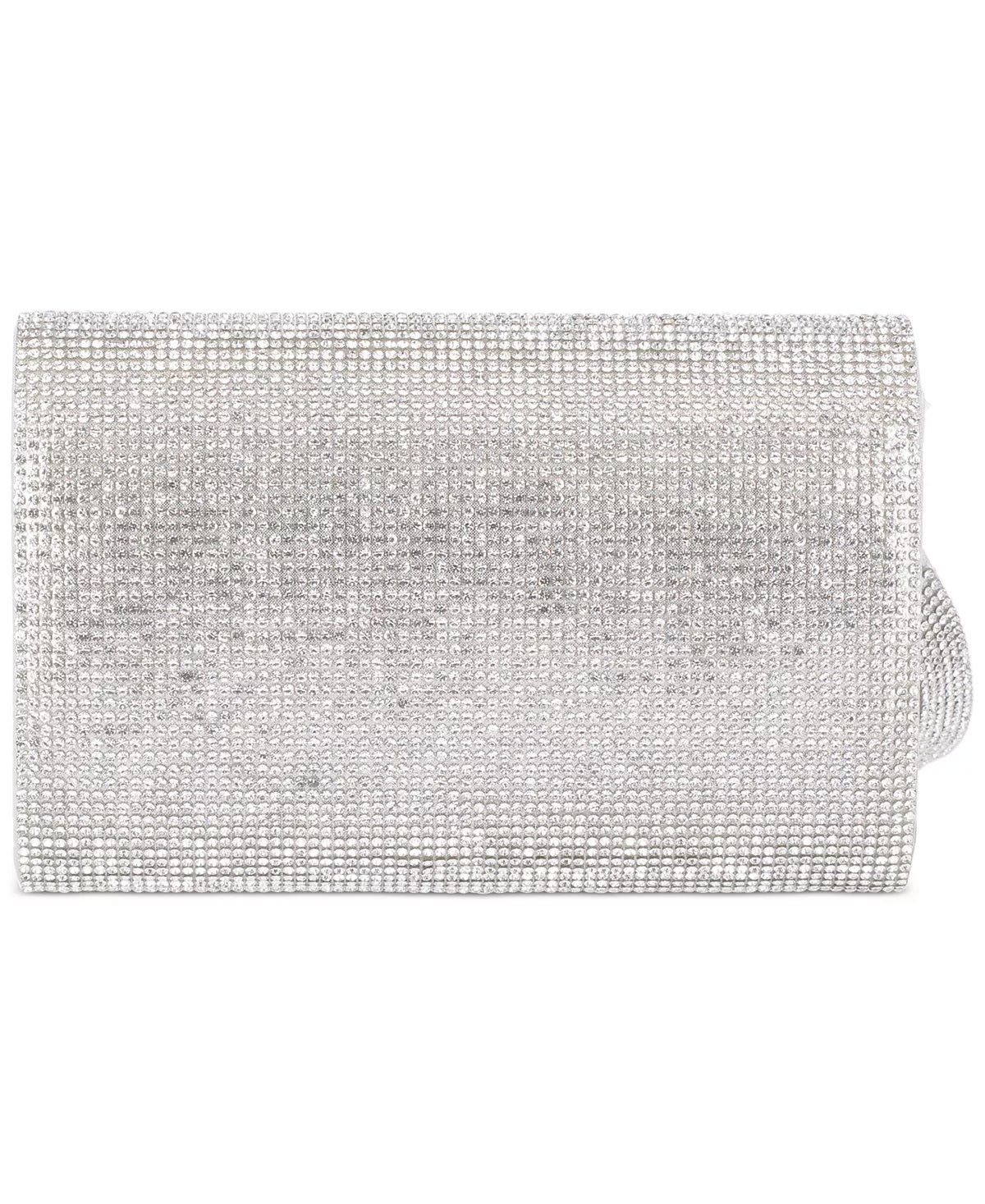 INC International Concepts Caitlin Microstone Clutch Feminina Cinza Tamanho Regular