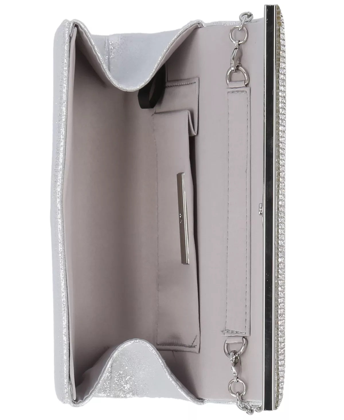 INC International Concepts Caitlin Microstone Clutch Feminina Cinza Tamanho Regular