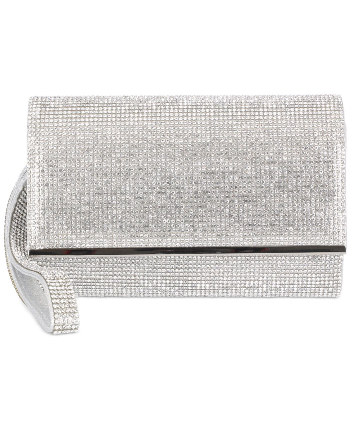 INC International Concepts Caitlin Microstone Clutch Feminina Cinza Tamanho Regular
