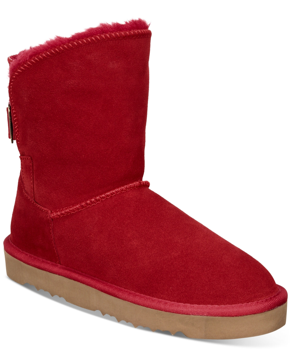 Botas femininas Style &amp; Co Teenyy para clima frio, vermelhas, tamanho 9 M