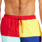 Calções de banho Club Room Masculino Regatta Color Block Vermelho Tamanho X-Grande
