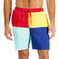 Calções de banho Club Room Masculino Regatta Color Block Vermelho Tamanho X-Grande
