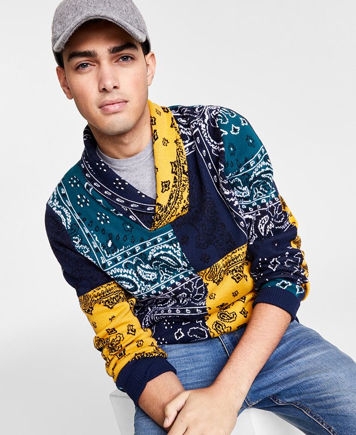 Suéter Adam Masculino Sun + Stone Azul Marinho Tamanho Médio