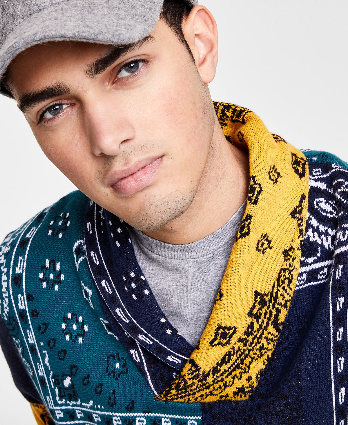 Suéter Adam Masculino Sun + Stone Azul Marinho Tamanho Médio