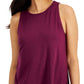 Conjunto de moletom feminino ID Ideology, regata roxa, tamanho pequeno