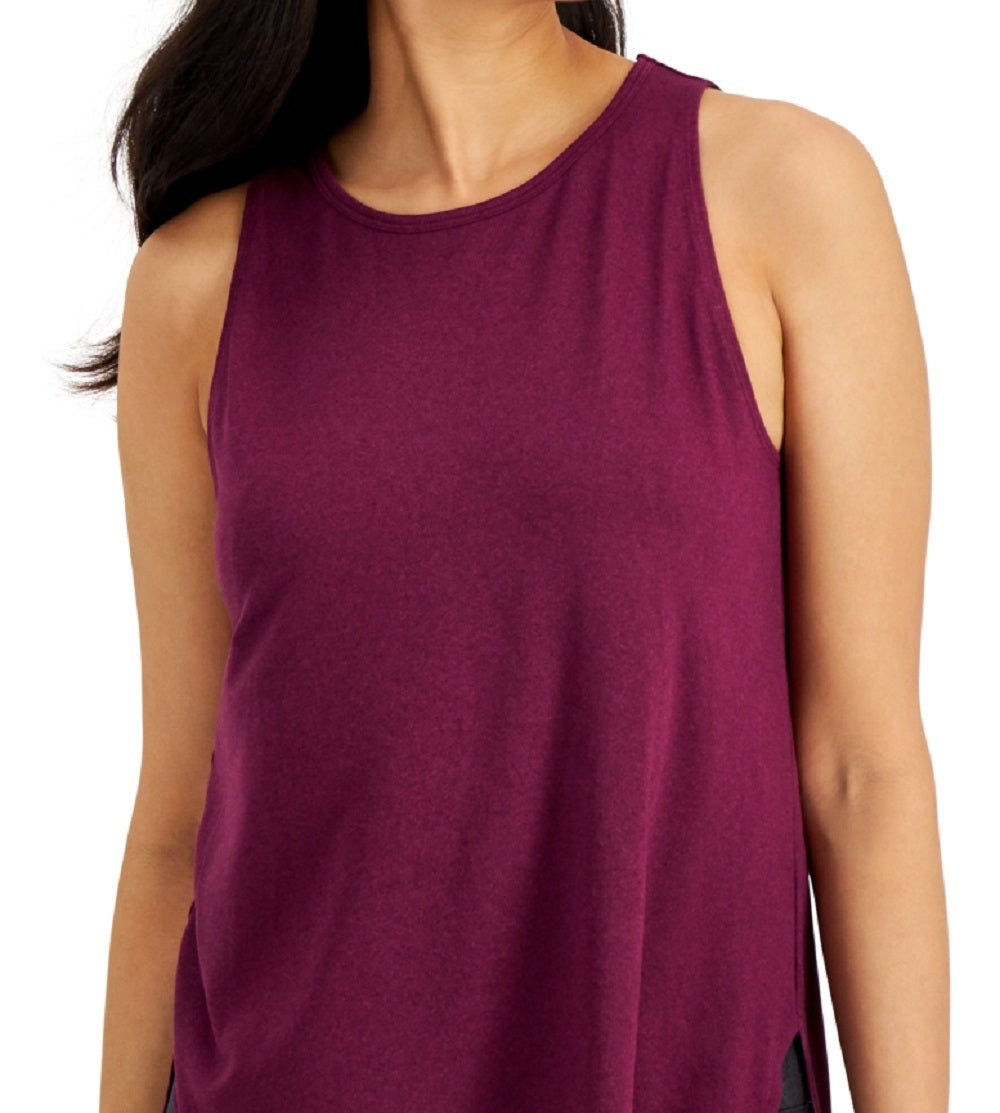 Conjunto de moletom feminino ID Ideology, regata roxa, tamanho pequeno