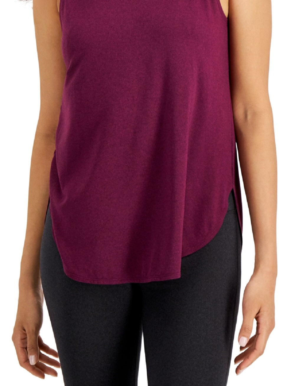 Conjunto de moletom feminino ID Ideology, regata roxa, tamanho pequeno