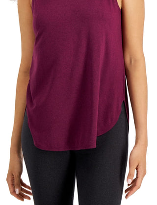 Conjunto de moletom feminino ID Ideology, regata roxa, tamanho pequeno