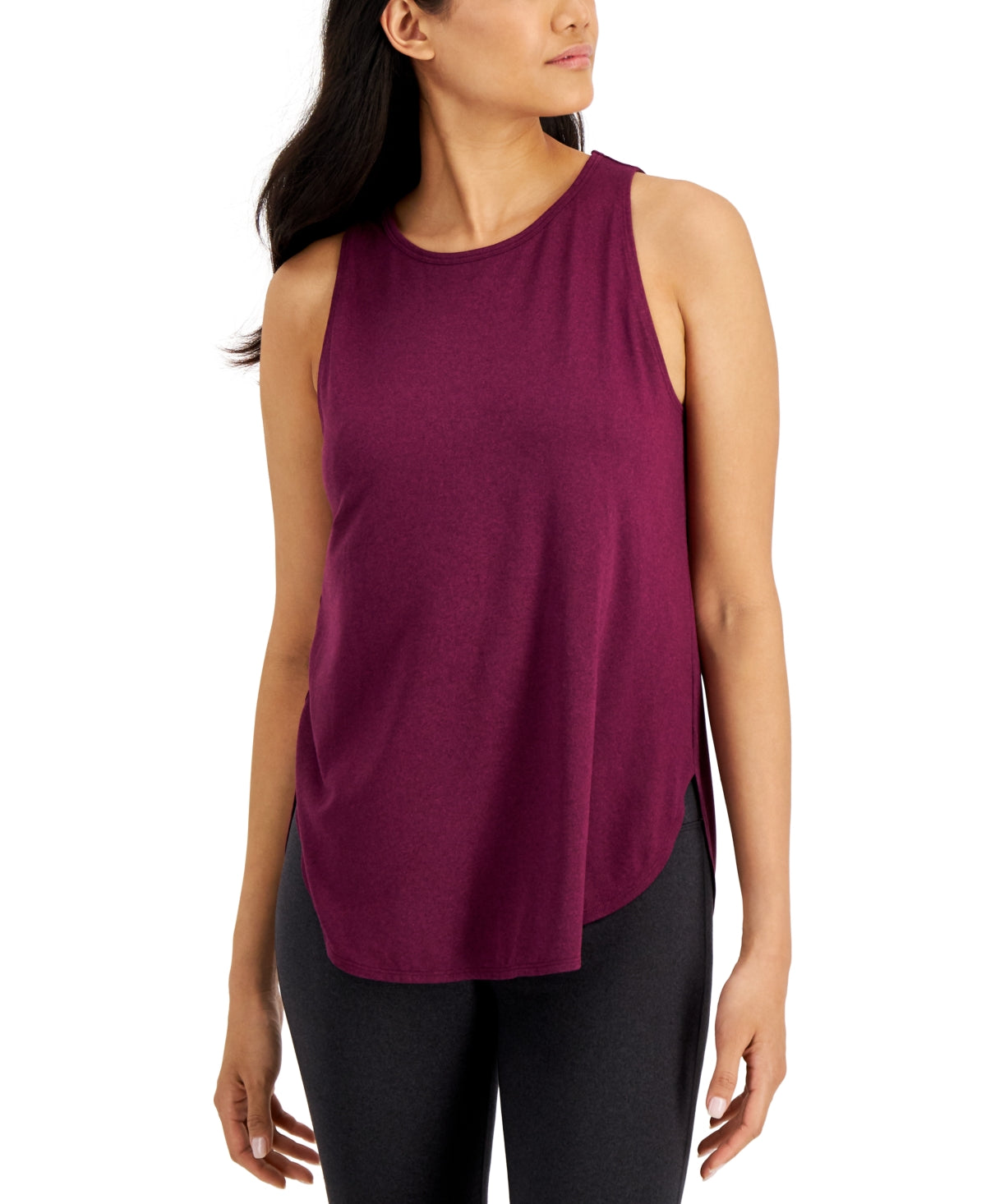 Conjunto de moletom feminino ID Ideology, regata roxa, tamanho pequeno
