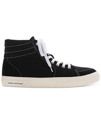 Tênis masculino Jett cano alto Sun + Stone, preto, tamanho 10 M