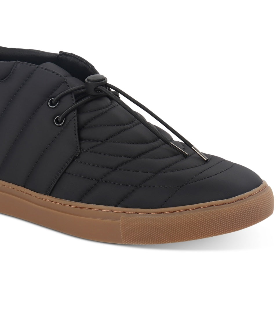 Bota Chukka Alfani Masculina Tucker Quilted com Cadarço, Preta, Tamanho 12 M