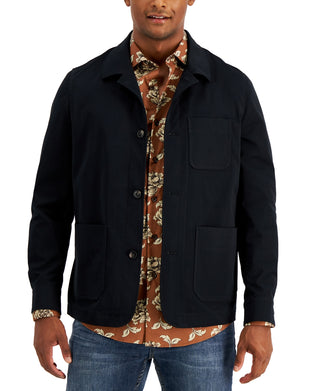 Camisa lisa Alfani masculina regular fit, preta, tamanho médio