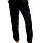 Calça jogger feminina de veludo INC International Concepts, preta, tamanho médio