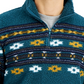 Suéter de lã sherpa Bloom masculino Sun + Stone, azul, tamanho médio