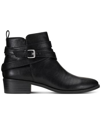 Botas femininas Saandis Sun + Stone, pretas, tamanho 5,5 M