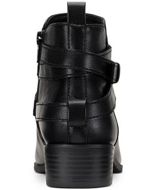 Botas femininas Saandis Sun + Stone, pretas, tamanho 5,5 M