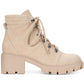 Botas femininas Sun + Stone Ruthee Lug Sole, brancas, tamanho 9 M