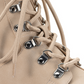 Botas femininas Sun + Stone Ruthee Lug Sole, brancas, tamanho 9 M