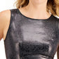INC International Concepts Body Feminino de Couro Sintético com Estampa de Cobra Preto Tamanho X-G