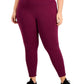 Conjunto de moletom feminino Id Ideology Plus, leggings, roxo, tamanho 1X