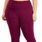 Conjunto de moletom feminino Id Ideology Plus, leggings, roxo, tamanho 1X