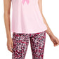 Camiseta feminina ID Ideology Performance Plus Love com estampa gráfica rosa tamanho 1X