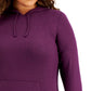 ID Ideology Moletom feminino de malha roxo tamanho 4X