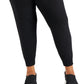 Calça de moletom feminina ID Ideology com cordão, preta, tamanho 2X
