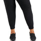Calça de moletom feminina ID Ideology com cordão, preta, tamanho 3X
