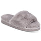 Chinelo feminino INC International Concepts Yuri de poliéster, cinza, tamanho 5 M