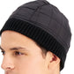 Gorro acolchoado masculino Alfani, preto, tamanho regular