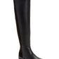 Botas femininas Alfani Ludlowe acima do joelho, pretas, tamanho 7,5 M