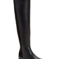 Botas femininas Alfani Ludlowe acima do joelho, pretas, tamanho 8,5 M