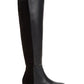 Botas femininas Alfani Ludlowe acima do joelho, pretas, tamanho 8,5 M