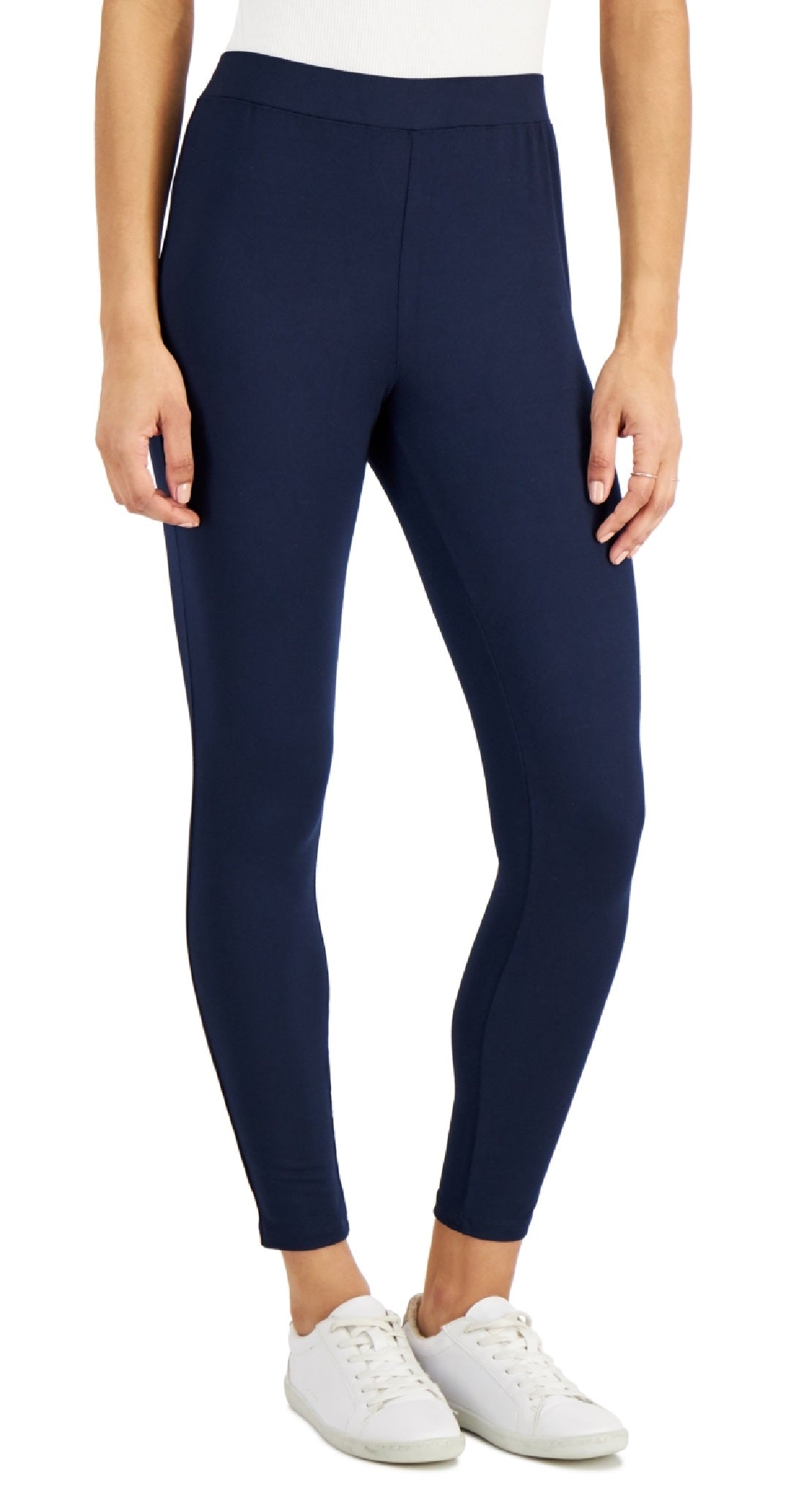 Leggings de lã femininas Style &amp; Co, azul, tamanho médio