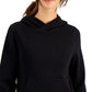 ID Ideology Moletom com capuz feminino de lã, preto, tamanho extragrande