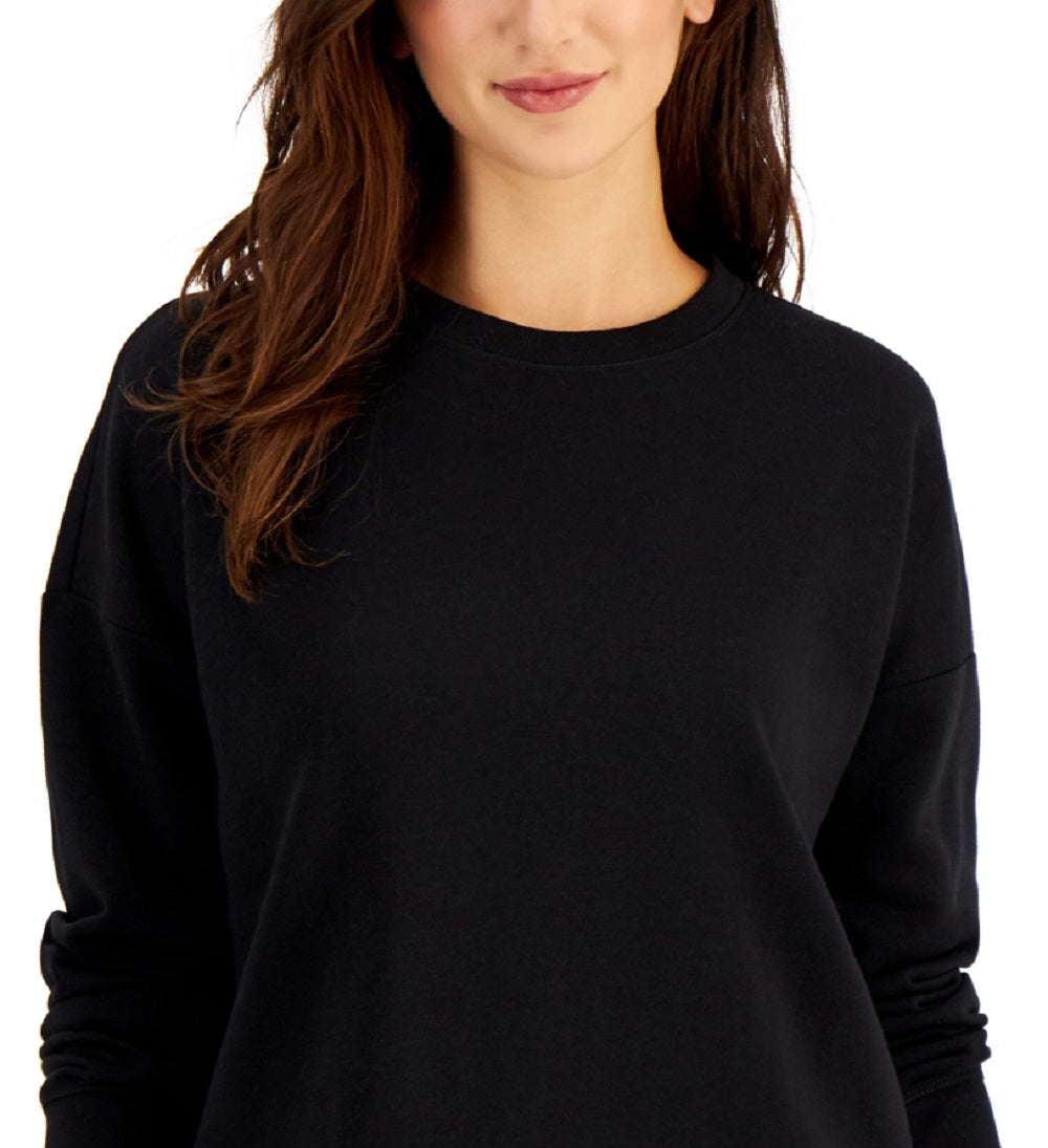 ID Ideology Moletom Feminino Fleece Preto Tamanho X-S