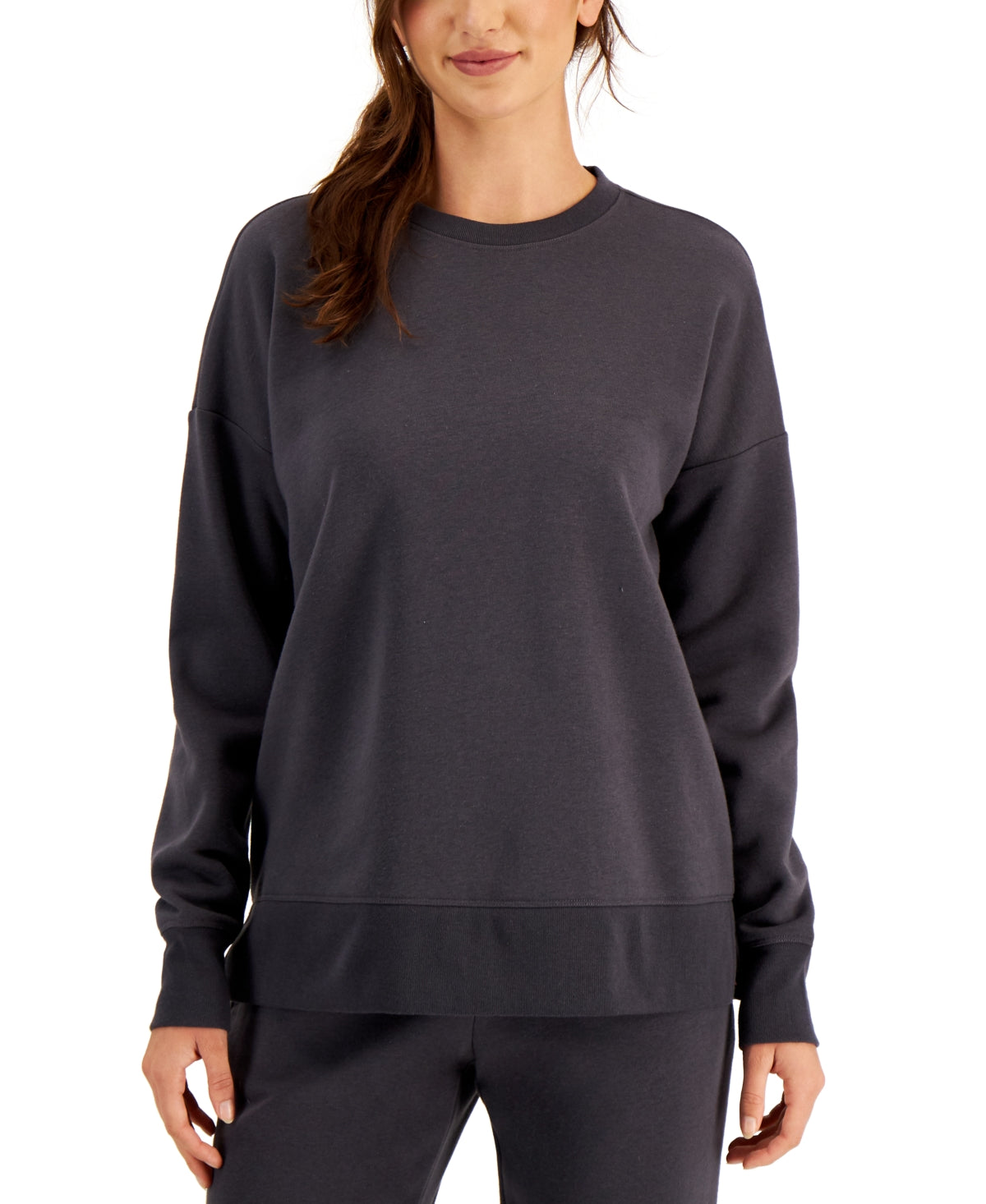 ID Ideology Moletom Feminino Fleece Cinza Tamanho M