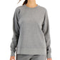 ID Ideology Moletom Feminino Fleece Cinza Tamanho X-S