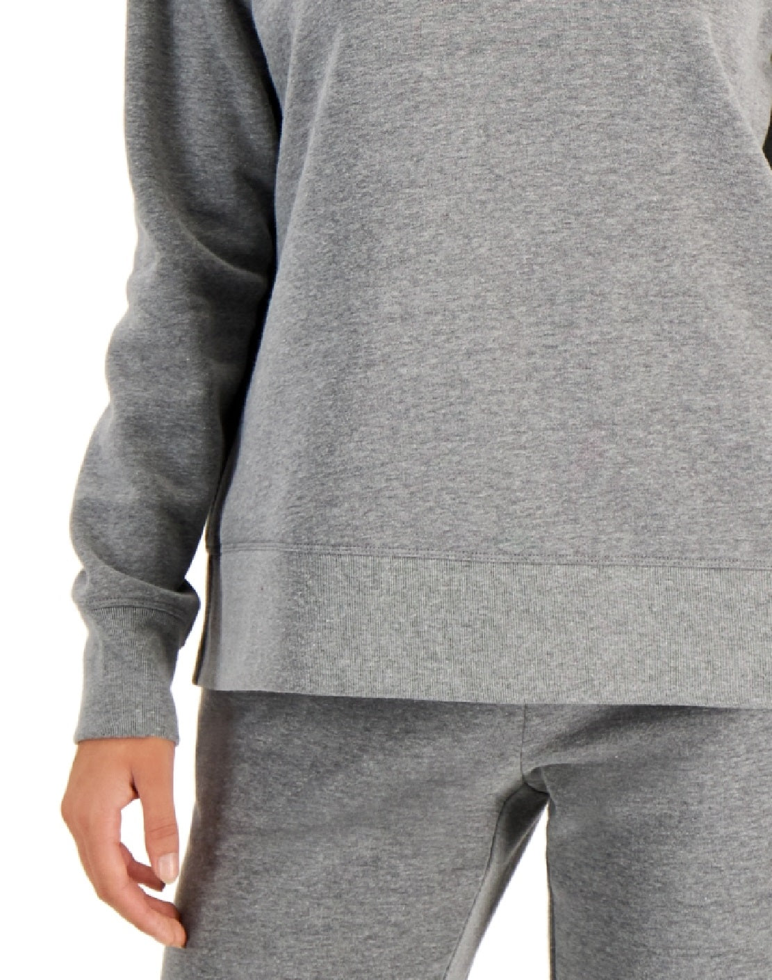 Ideology Moletom Feminino de Lã Stormy Hthr Cinza Tamanho Médio