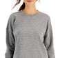 ID Ideology Moletom Feminino Fleece Cinza Tamanho Grande