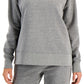 ID Ideology Moletom Feminino Fleece Cinza Tamanho Grande